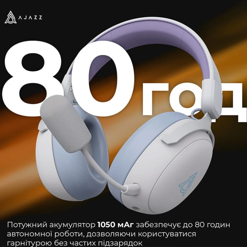 Навушники геймерскі AJAZZ AHM08 Max Blue