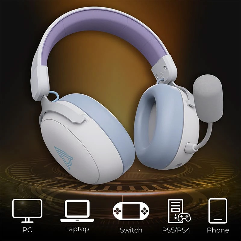 Навушники геймерскі AJAZZ AHM08 Max Blue