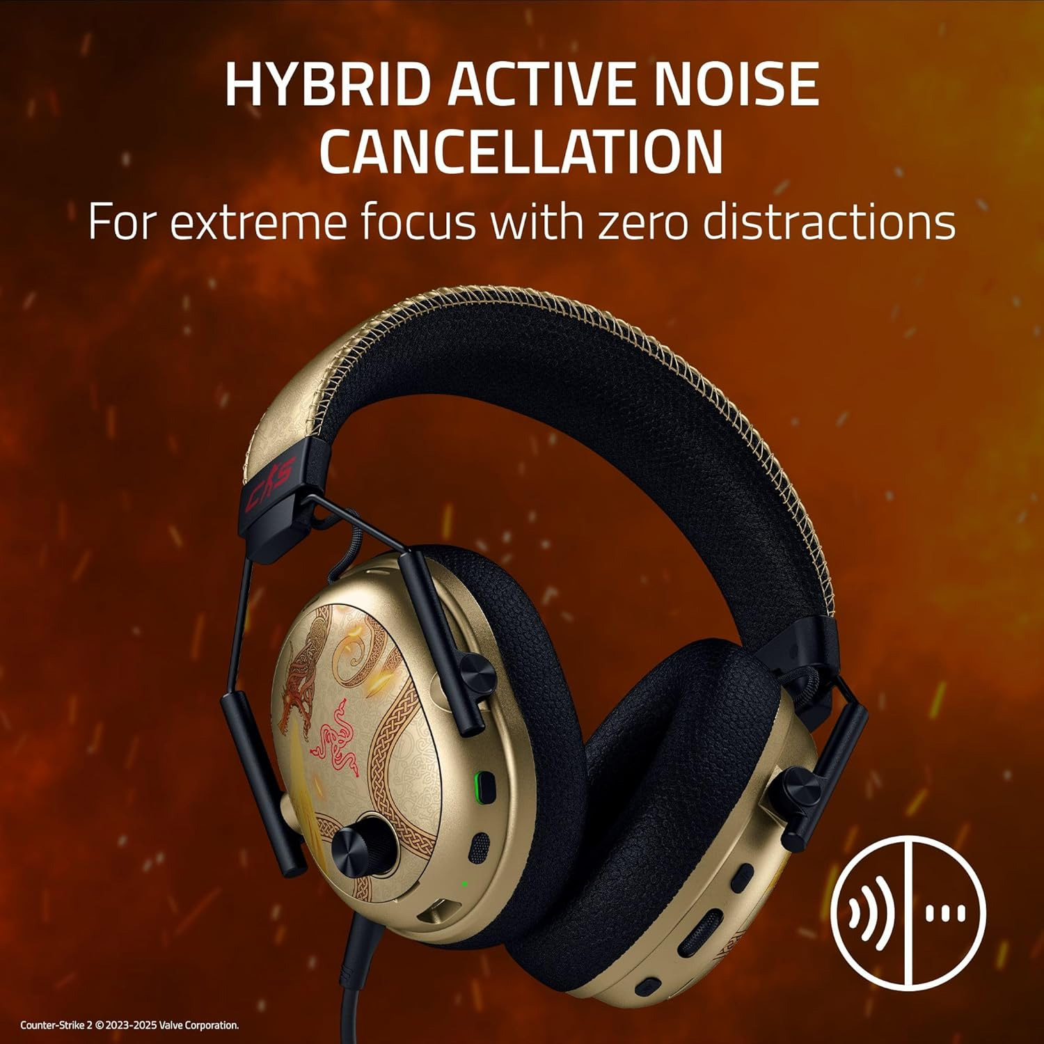 Навушники геймерскі RAZER BlackShark V3 Pro Counter-Strike 2 Edition (RZ04-05400800-R3M1)