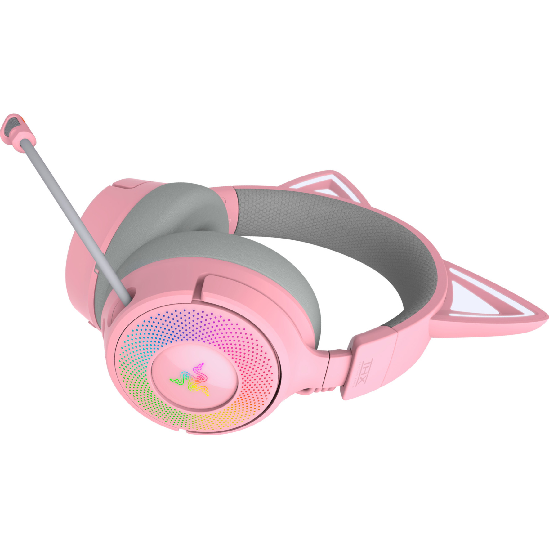 Навушники геймерскі RAZER Kraken Kitty V3 Pro Quartz (RZ04-05170200-R3M1)