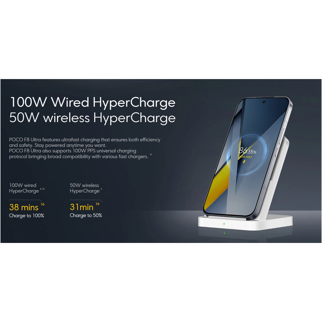 Смартфон POCO F8 Ultra 12/256GB Denim Blue