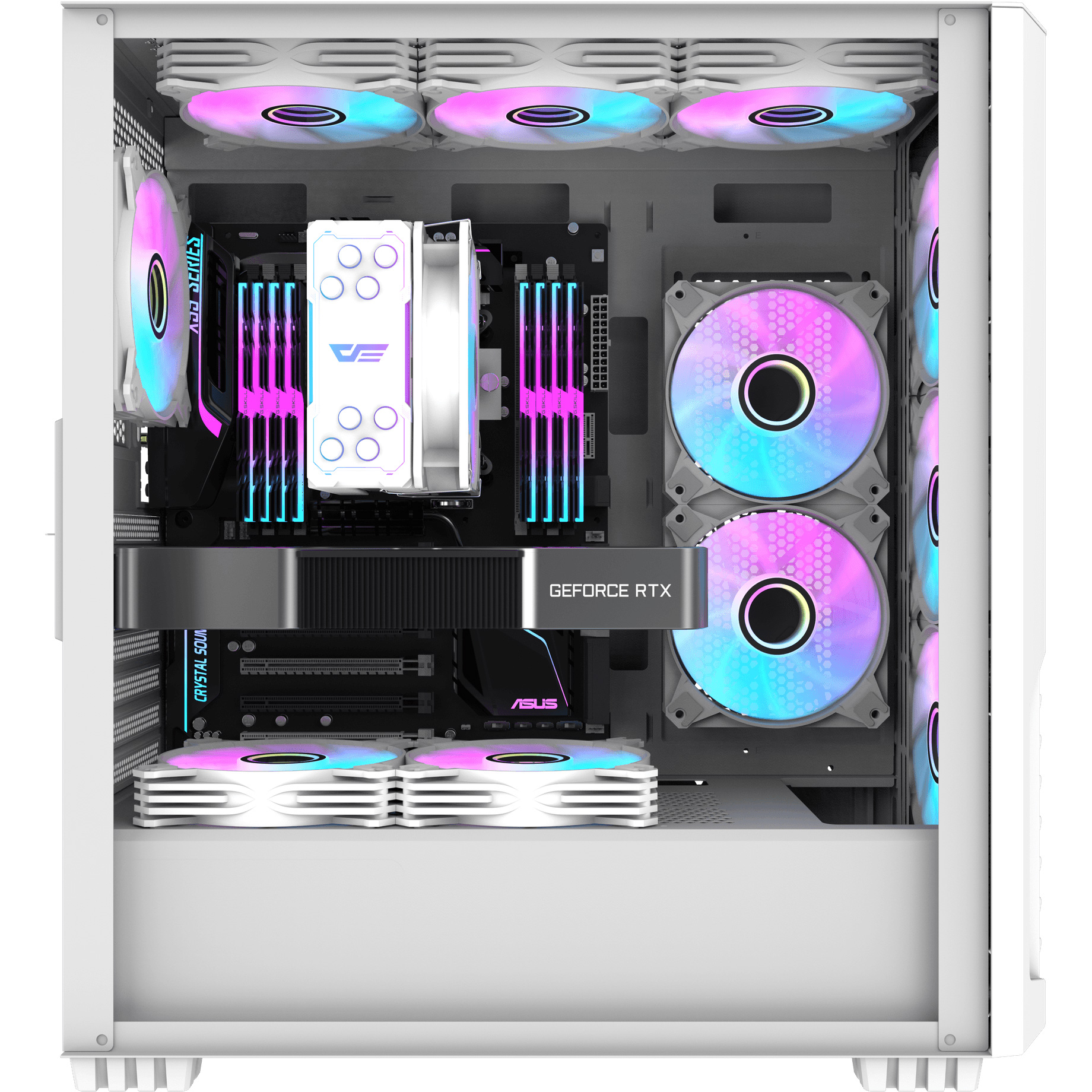 Кулер для процесора DARKFLASH Storm Z4 Pro Mist White