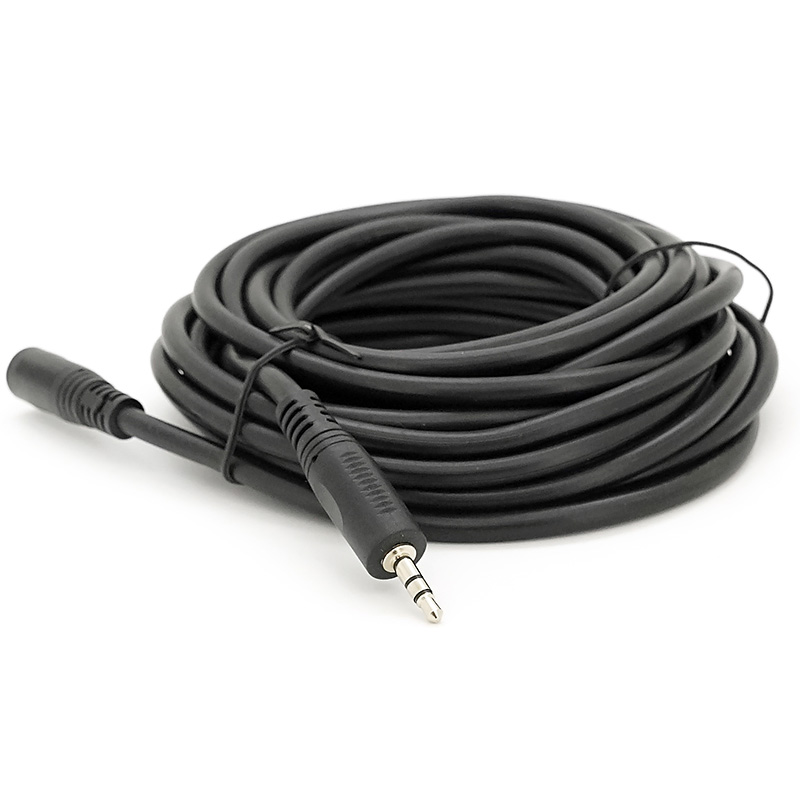 Кабель-подовжувач VOLTRONIC Premium Connectors mini-jack 3.5mm 5м Black