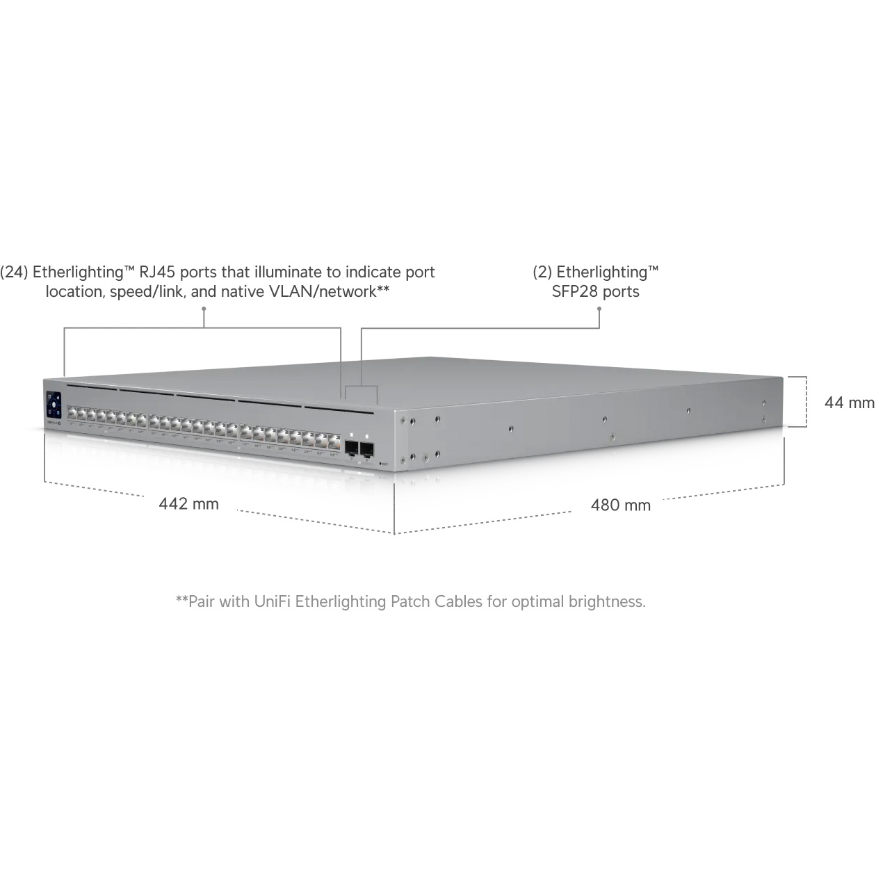 Коммутатор UBIQUITI UniFi Switch Pro XG 24 PoE (USW-PRO-XG-24-POE-EU)