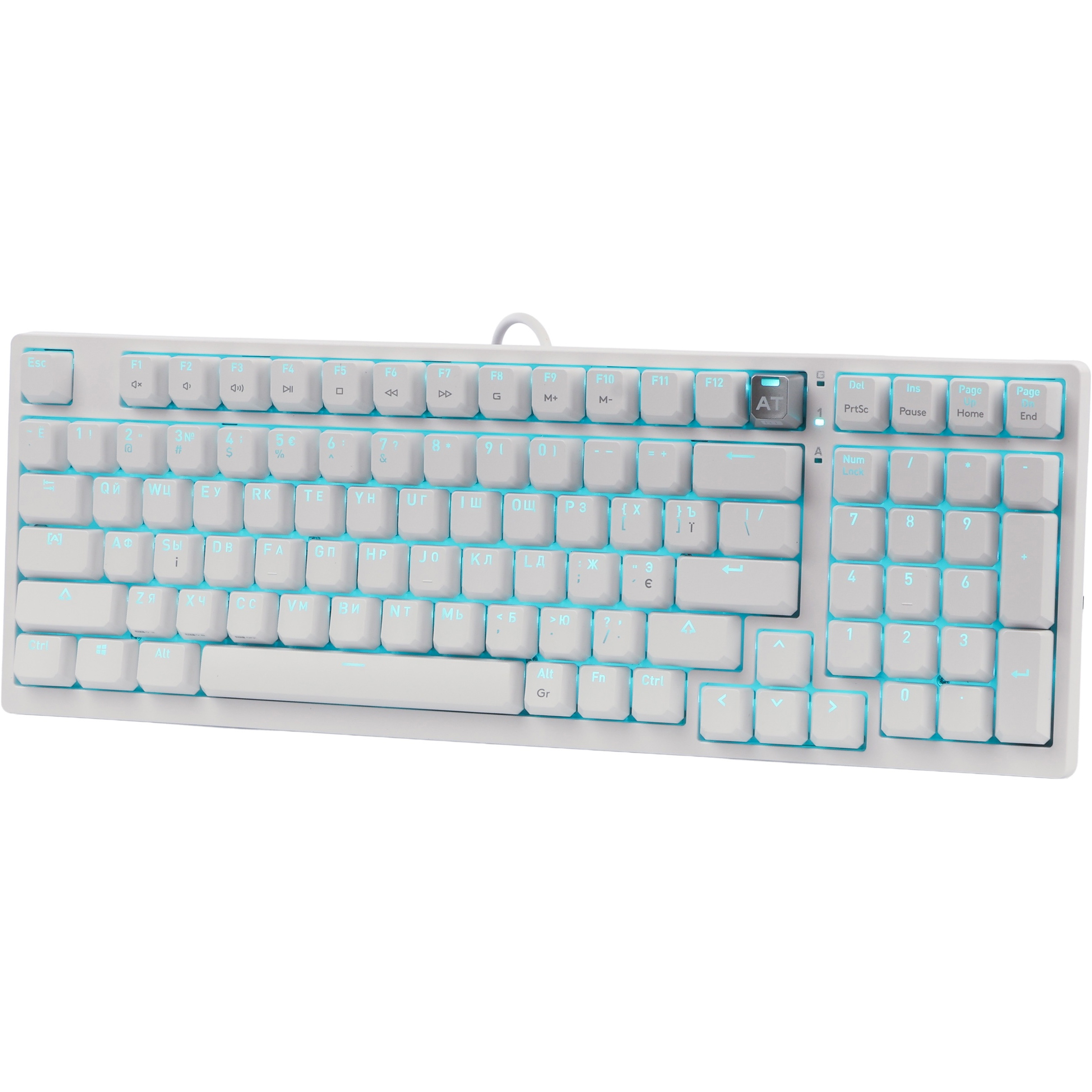 Клавиатура A4TECH BLOODY AT98 Alpha Optical Switch White