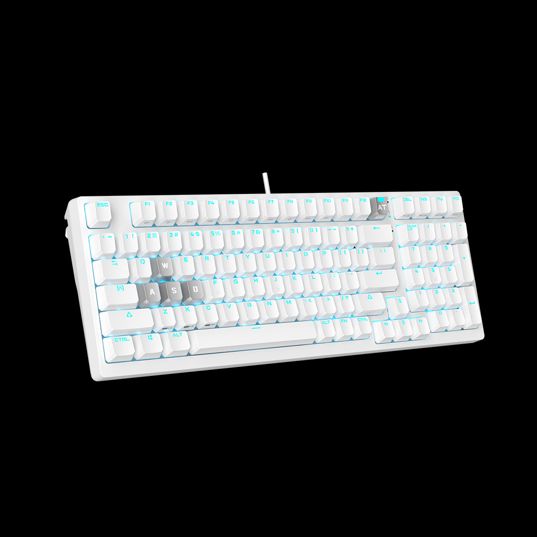 Клавиатура A4TECH BLOODY AT98 Alpha Optical Switch White