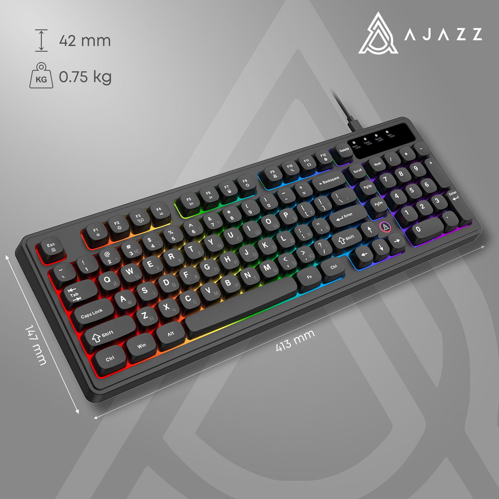 Клавіатура AJAZZ AF98 Black