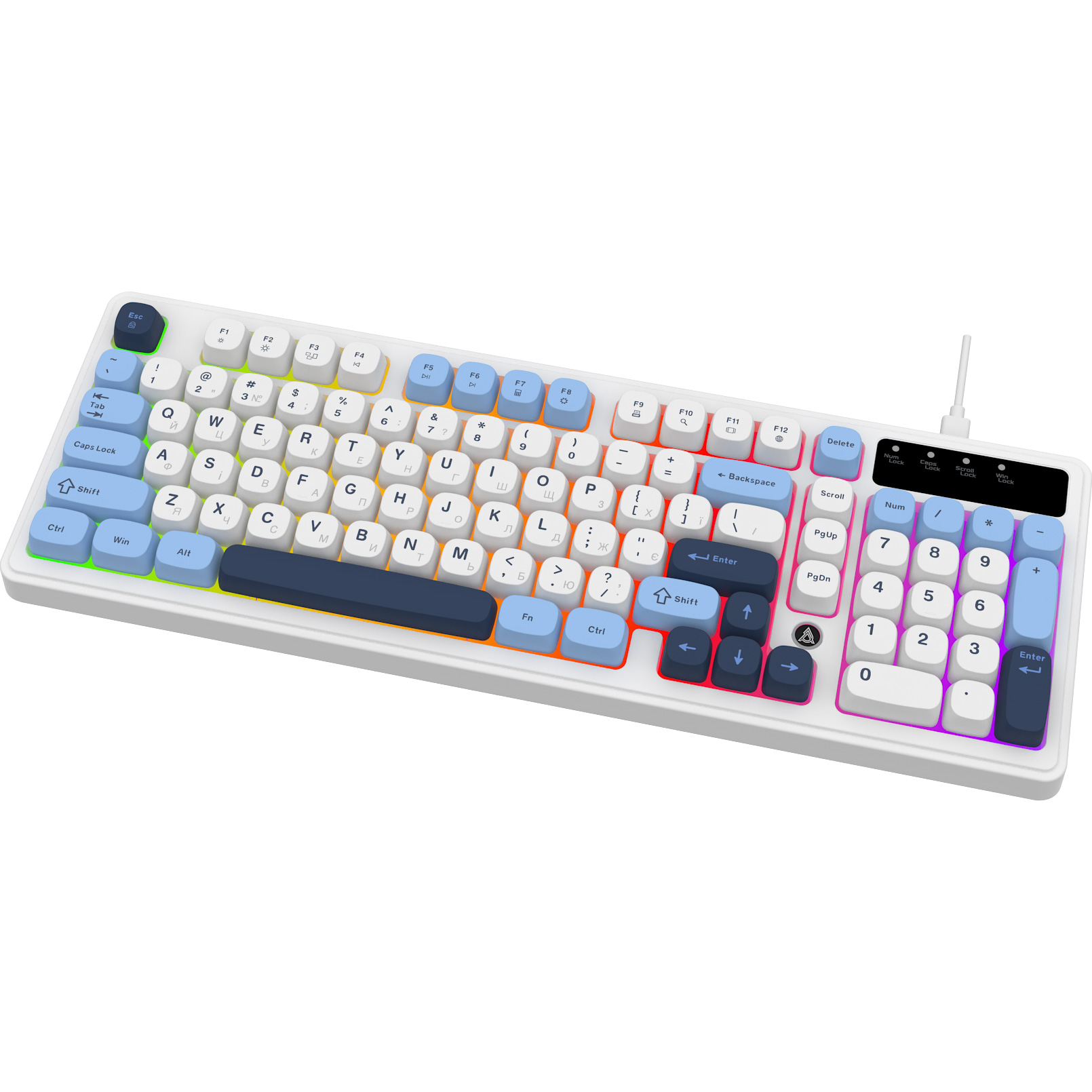 Клавіатура AJAZZ AF98 Glacier Blue