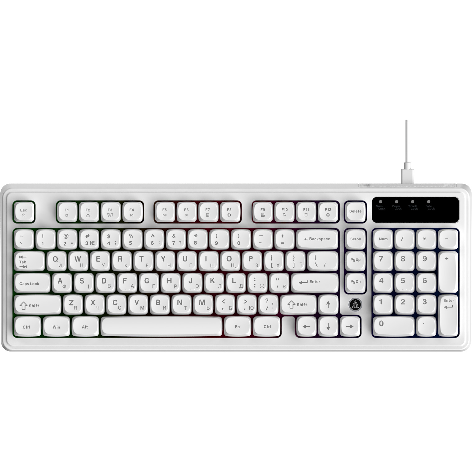 Клавіатура AJAZZ AF98 White