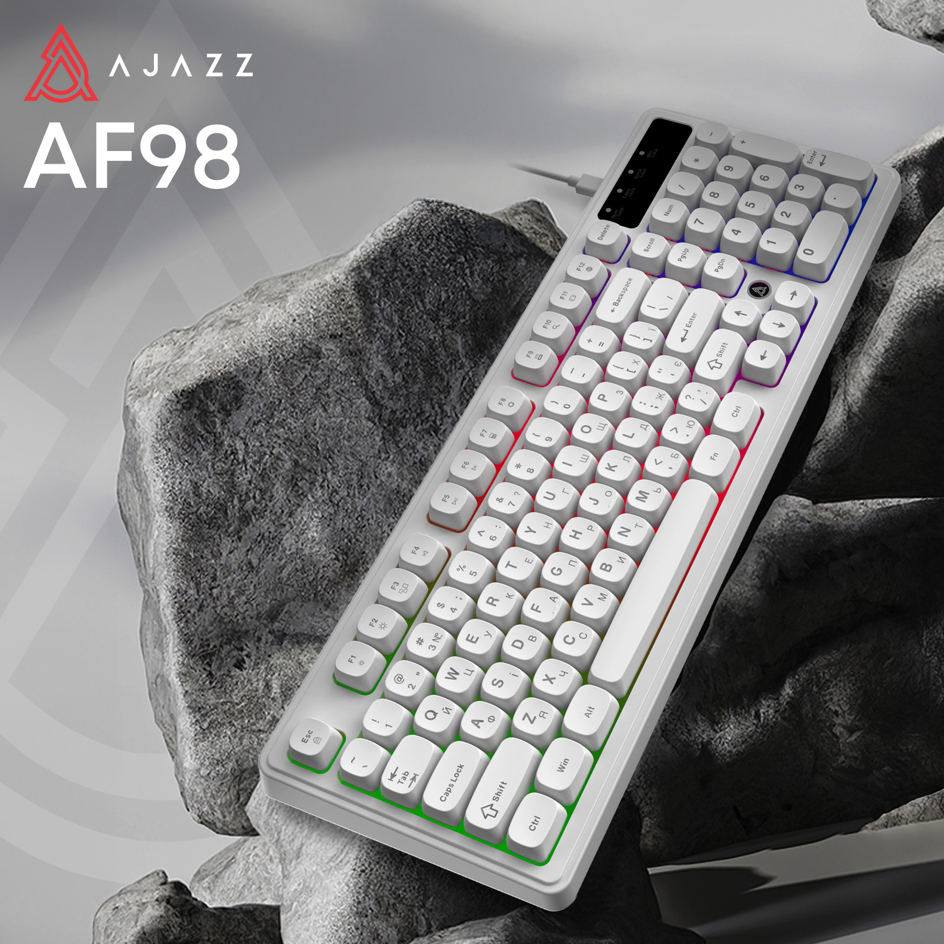 Клавіатура AJAZZ AF98 White