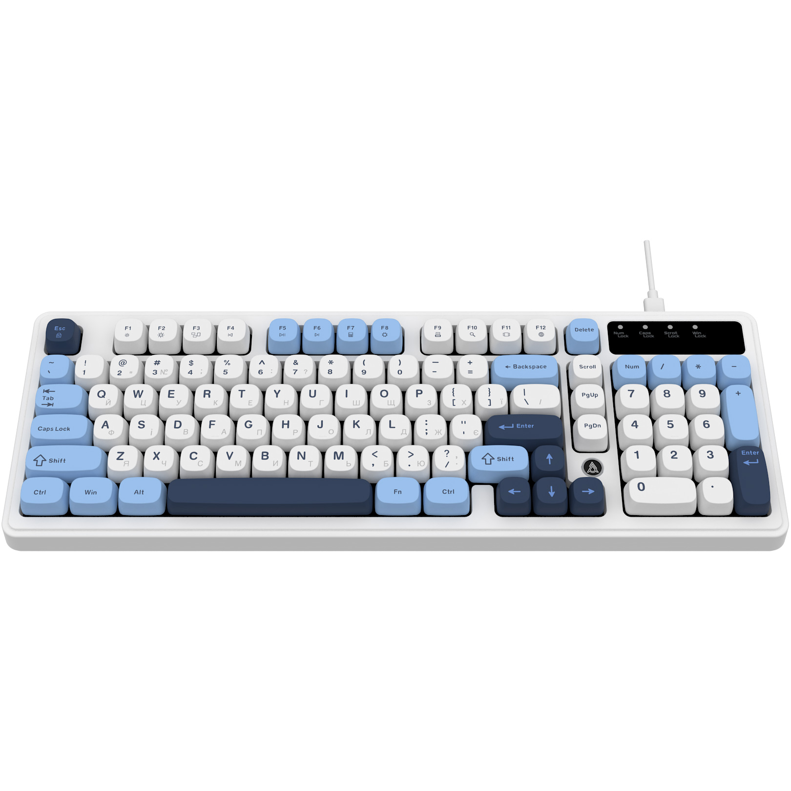 Клавіатура AJAZZ AF98 Glacier Blue