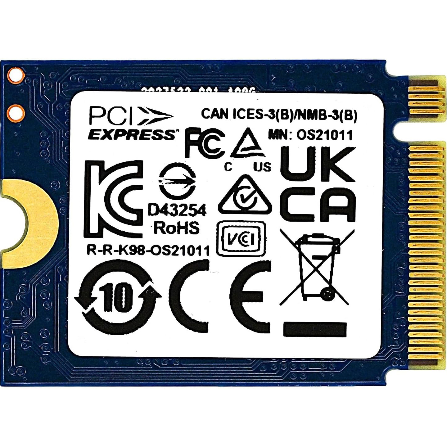 SSD диск KINGSTON 512GB M.2 NVMe Bulk (OM3PGP4512Q-A0)