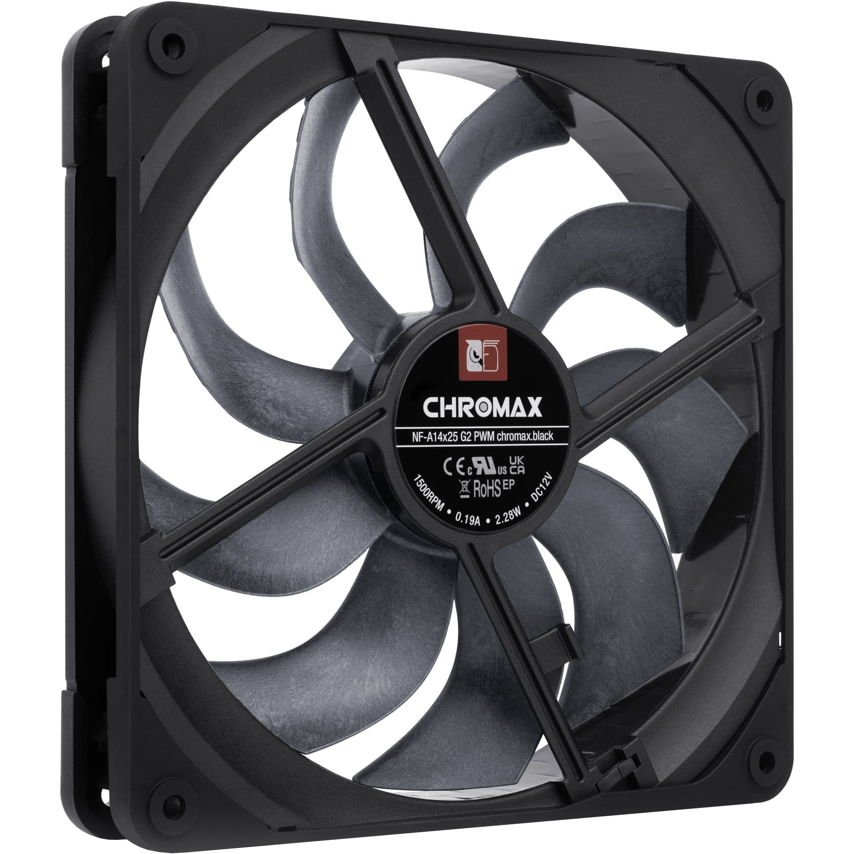 Вентилятор NOCTUA NF-A14x25 G2 PWM chromax.black