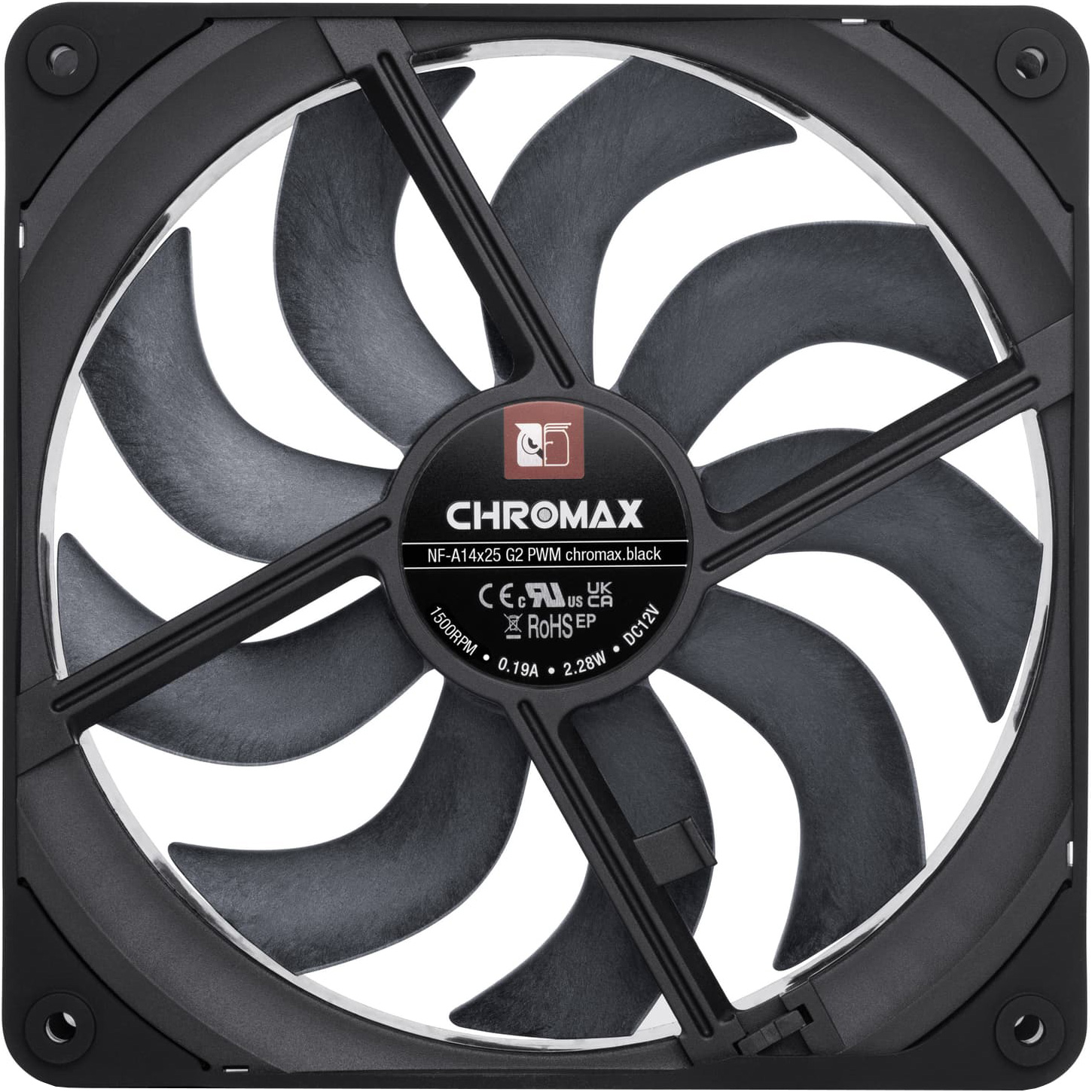 Вентилятор NOCTUA NF-A14x25 G2 PWM chromax.black
