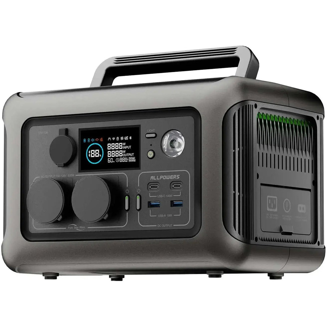 Зарядная станция ALLPOWERS R600 Black