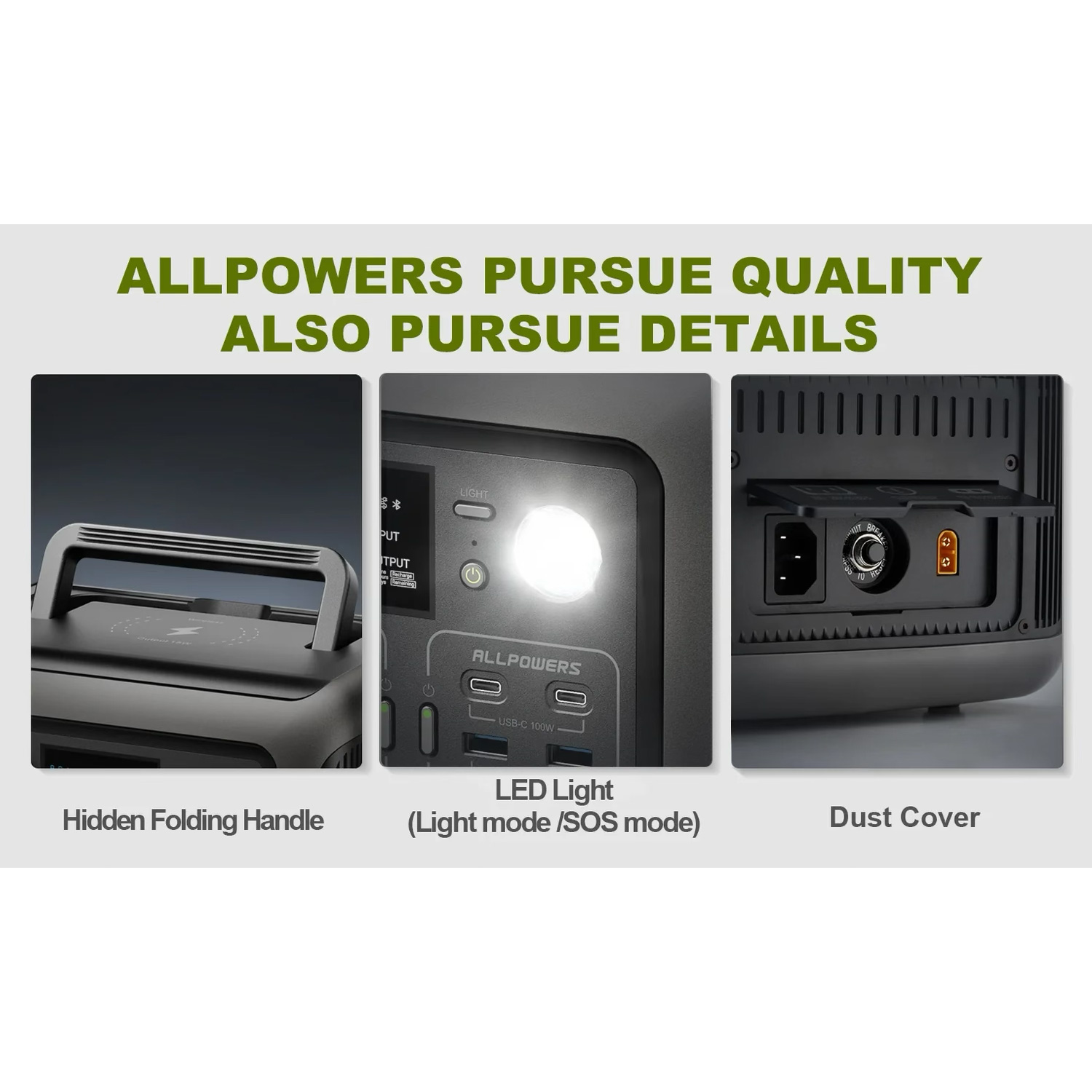 Зарядная станция ALLPOWERS R600 Black
