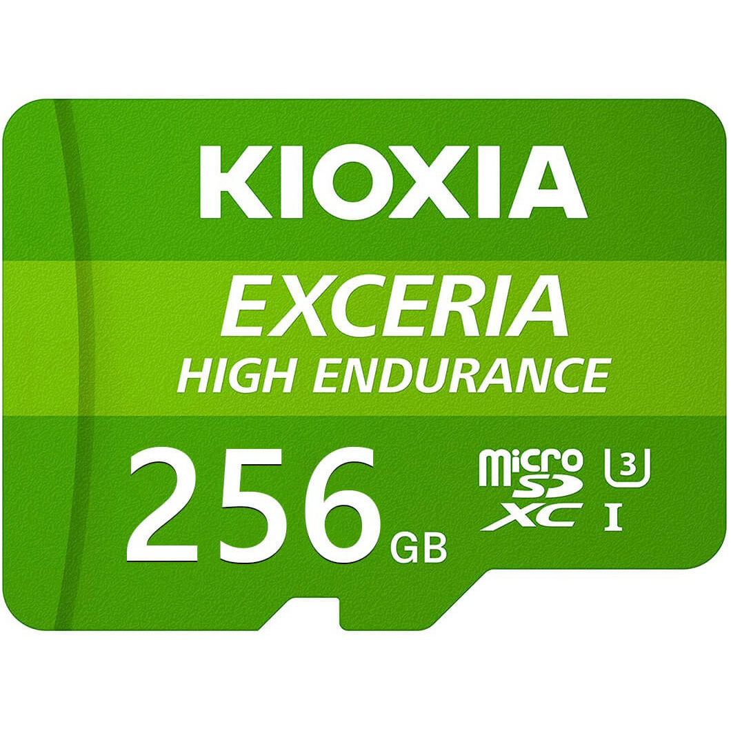 Карта памяти KIOXIA (Toshiba) microSDXC Exceria High Endurance 256GB UHS-I U3 V30 A1 Class 10 (LMHE1G256GG2)