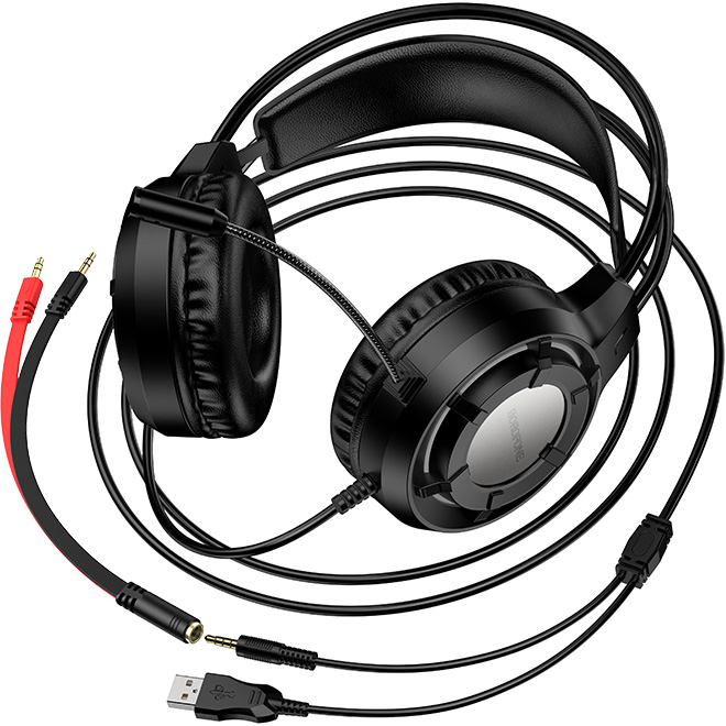 Навушники геймерскі BOROFONE BO112 Wave Black