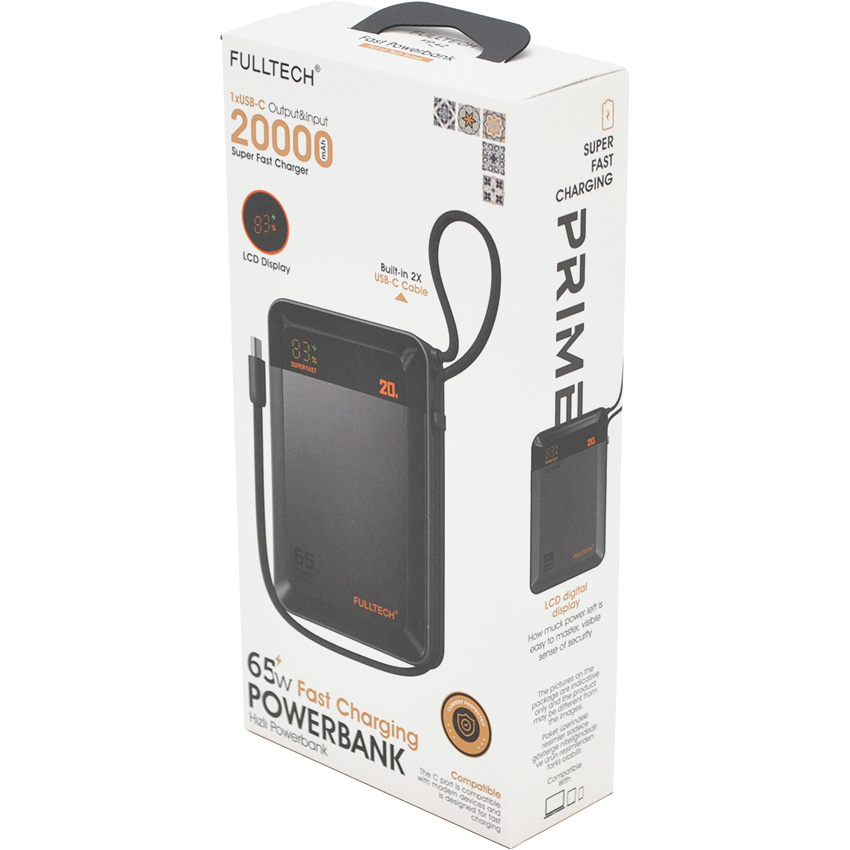 Повербанк FULLTECH Prime FP42 65W 20000mAh