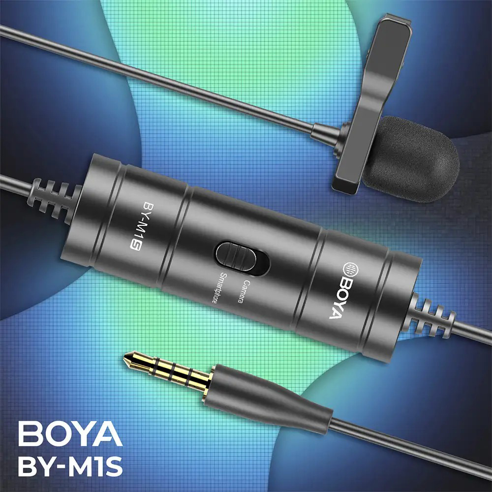 Мікрофон-петличка BOYA BY-M1S Universal Lavalier Microphone
