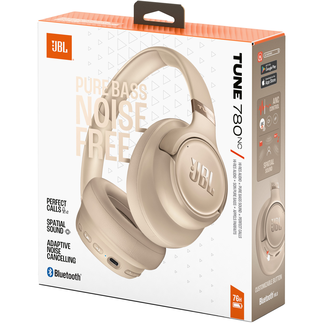 Наушники JBL Tune 780NC Beige