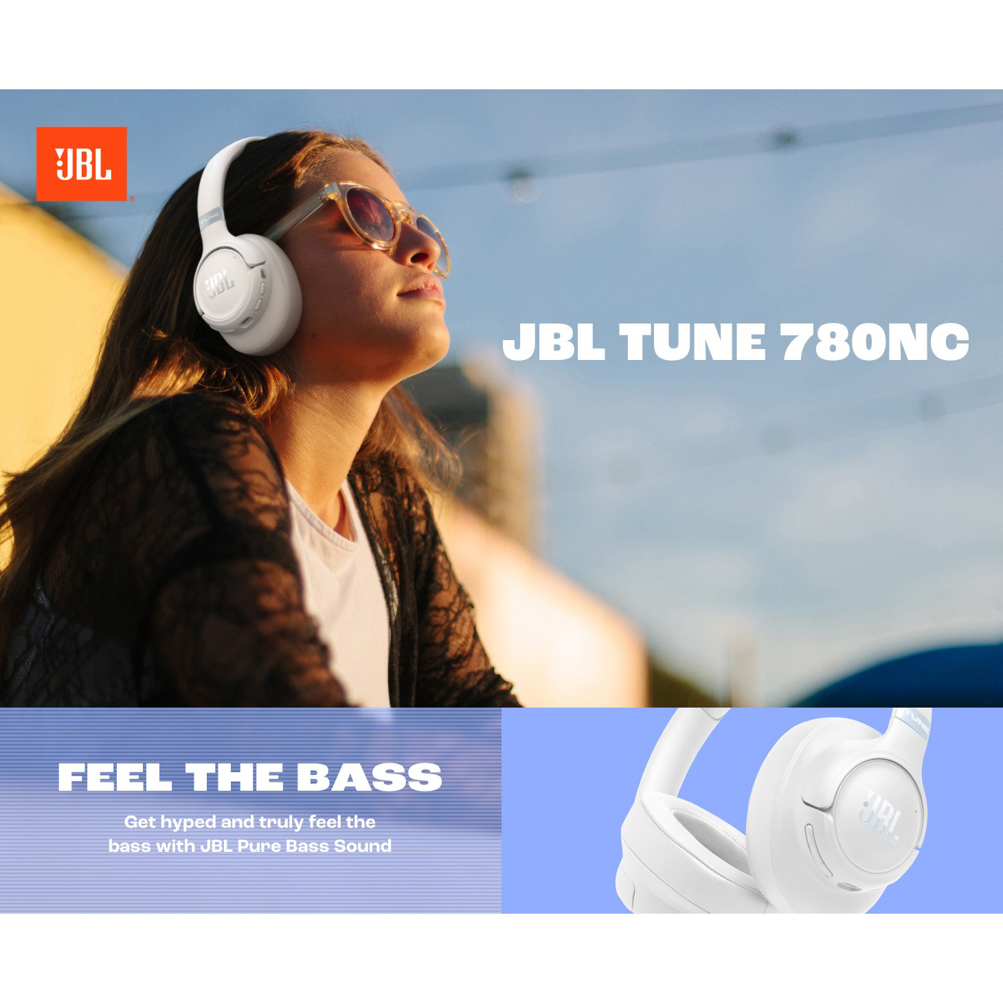 Наушники JBL Tune 780NC Beige
