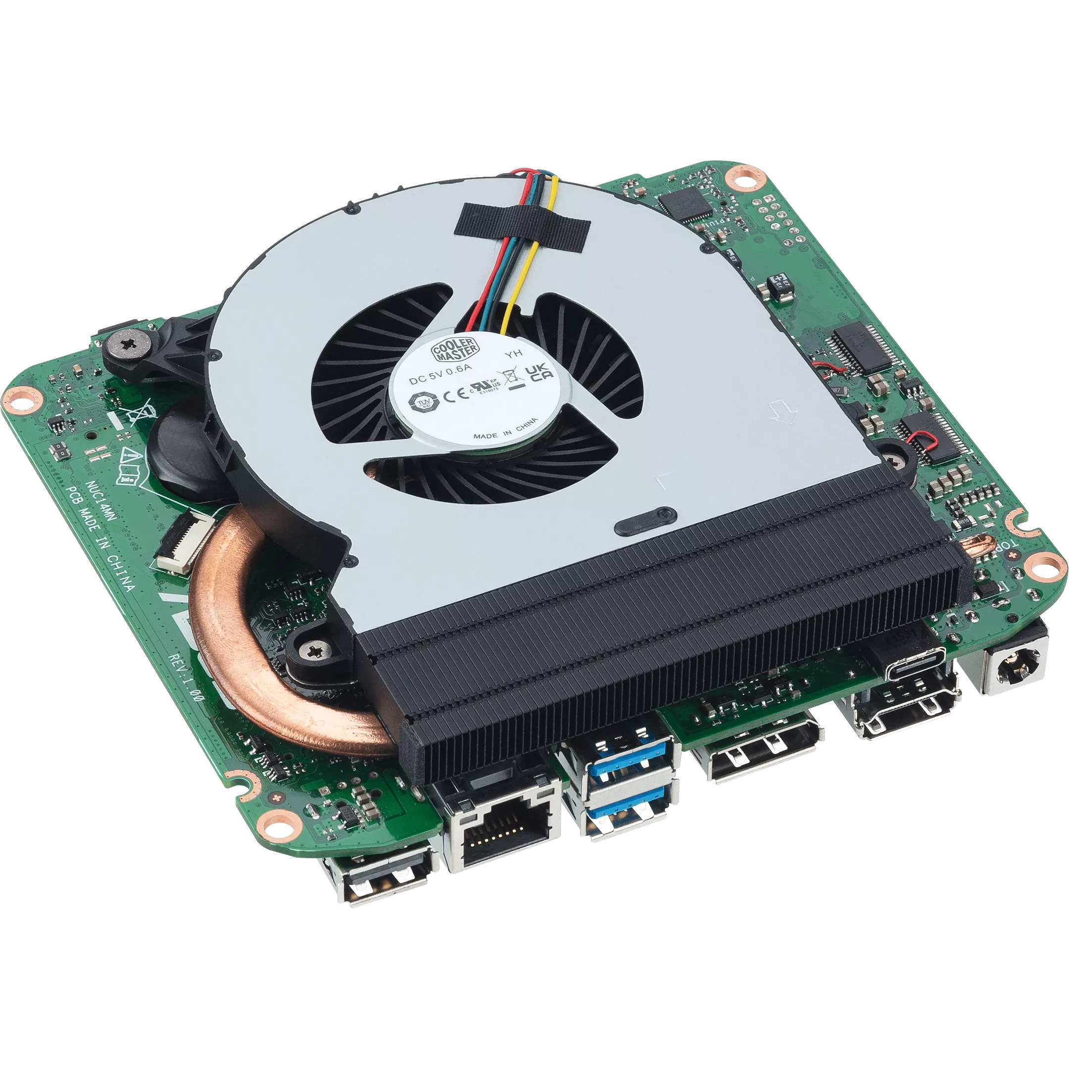 Неттоп ASUS NUC 14 Essential Kit NUC14MNK15 w/EU cord (N150/noRAM/noHDD/WF6E/BT) (90AR00M2-M000F0)