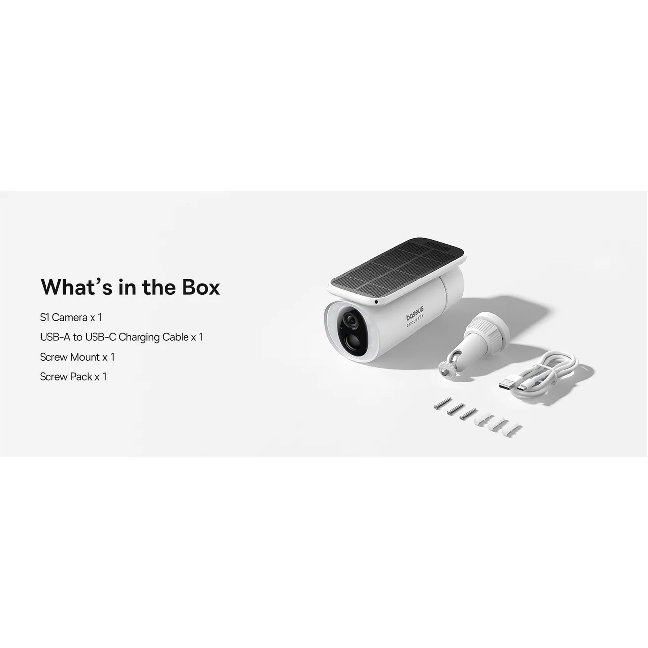 IP-камера BASEUS Security S1 Outdoor Camera 2K