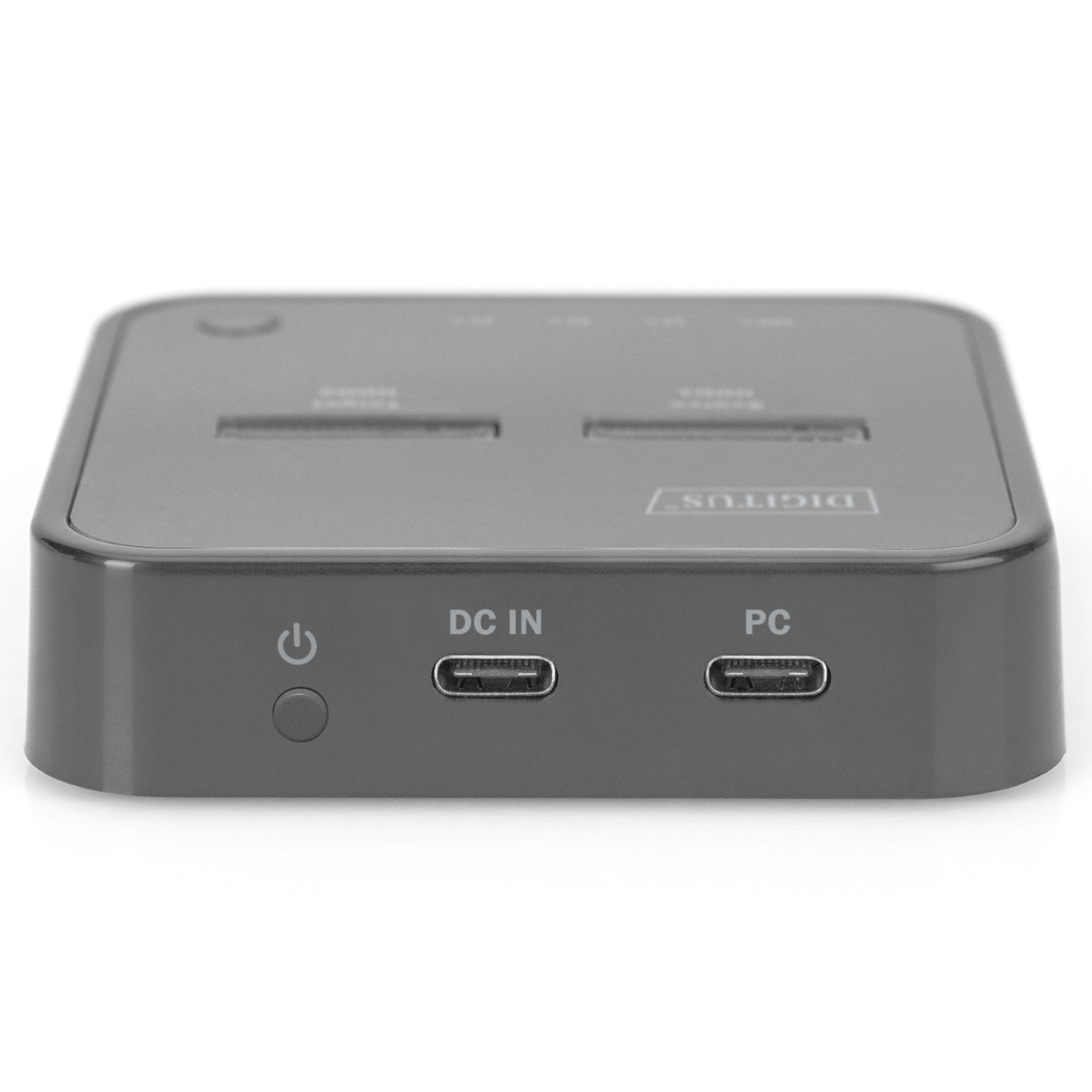 Док-станция DIGITUS Dual M.2 NVMe SSD Docking Station with Offline Clone Function NVMe PCIe M.2 to USB3.2