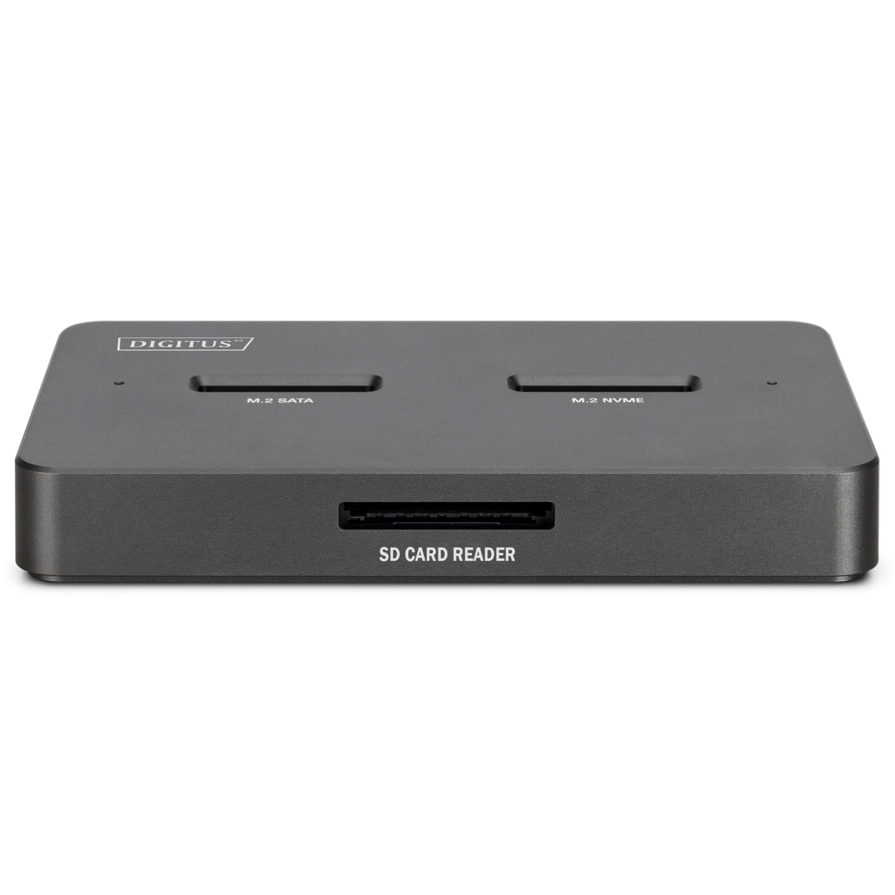 Док-станция DIGITUS M.2 NVMe + M.2 SATA SSD docking station with SD Express card reader NVMe SATA M.2 SSD to USB3.2