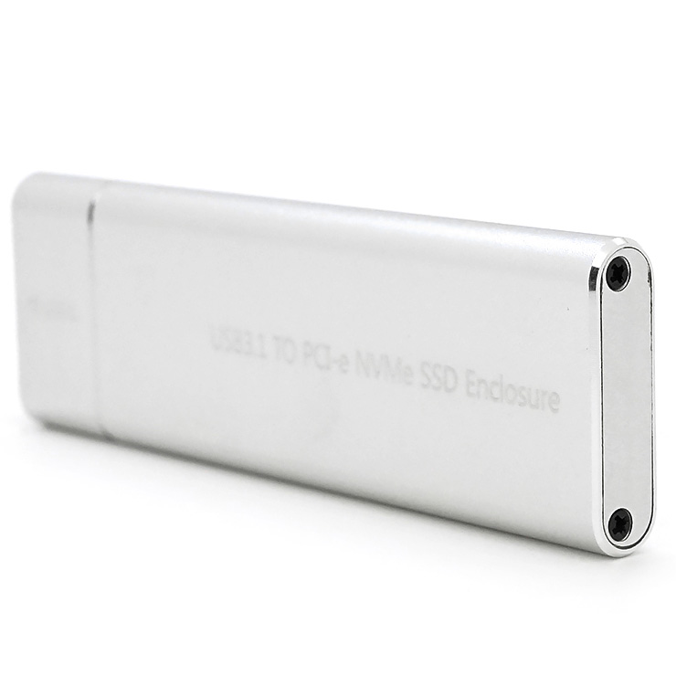 Карман внешний VOLTRONIC SHL-320 NVMe SATA M.2 SSD to USB3.1 Silver