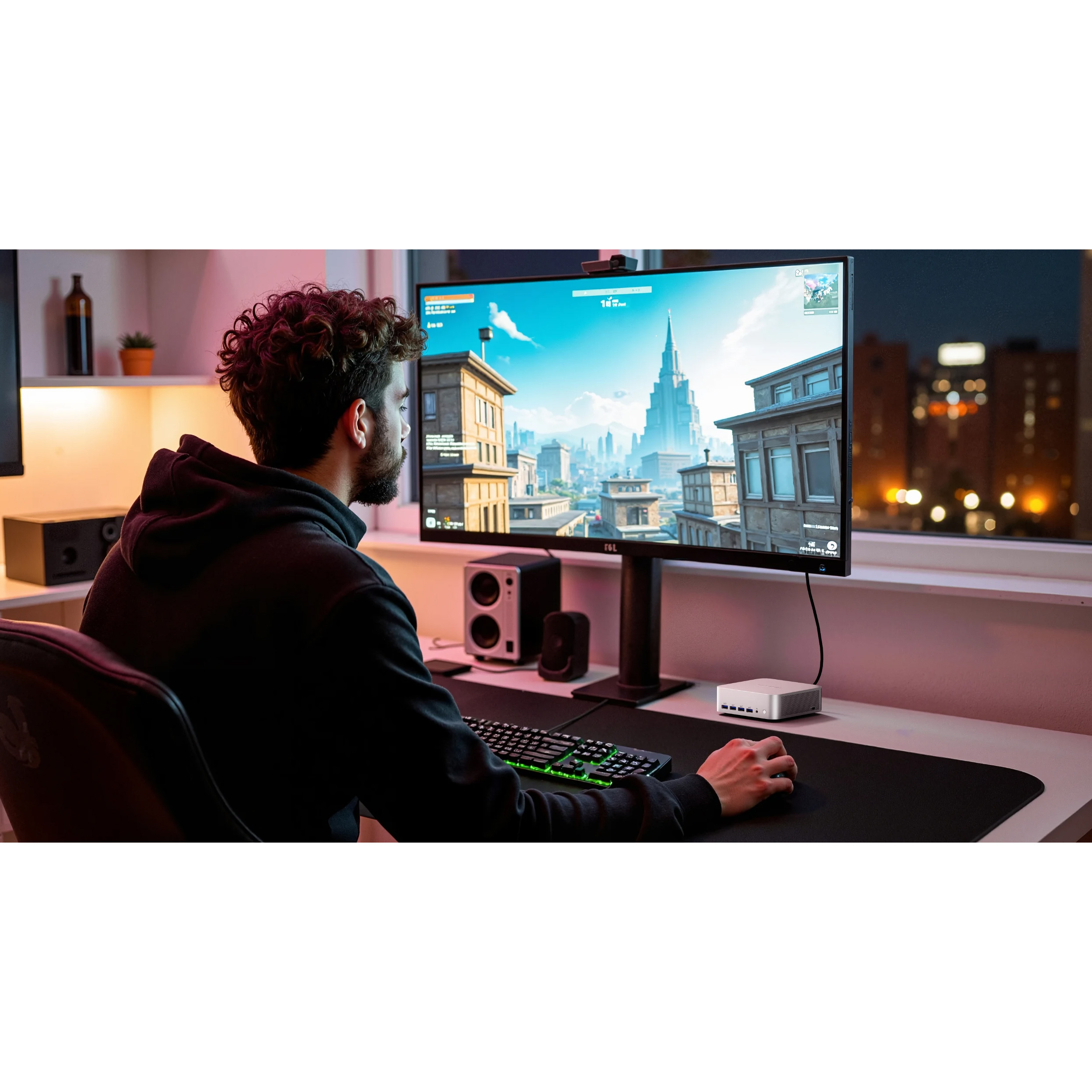 Неттоп GEEKOM A8 Max (R7 8745HS 3.8GHz/16GB/SSD 1TB/WF6E/BT/W11P) (GMA8MAXR78745HS-161T-EU)