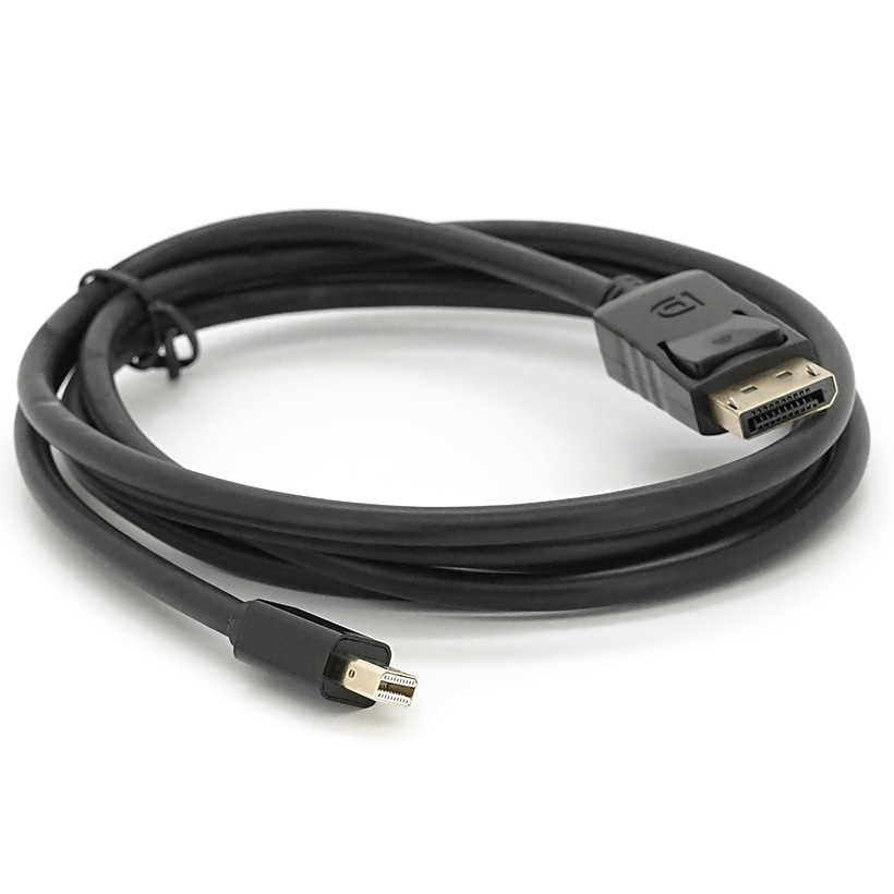 Конвертер відеосигналу VOLTRONIC Mini DisplayPort - DisplayPort 1.8м Black
