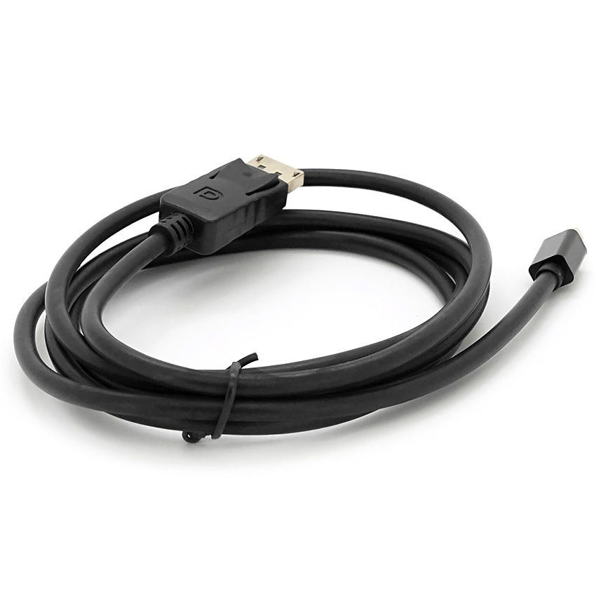 Конвертер відеосигналу VOLTRONIC Mini DisplayPort - DisplayPort 1.8м Black