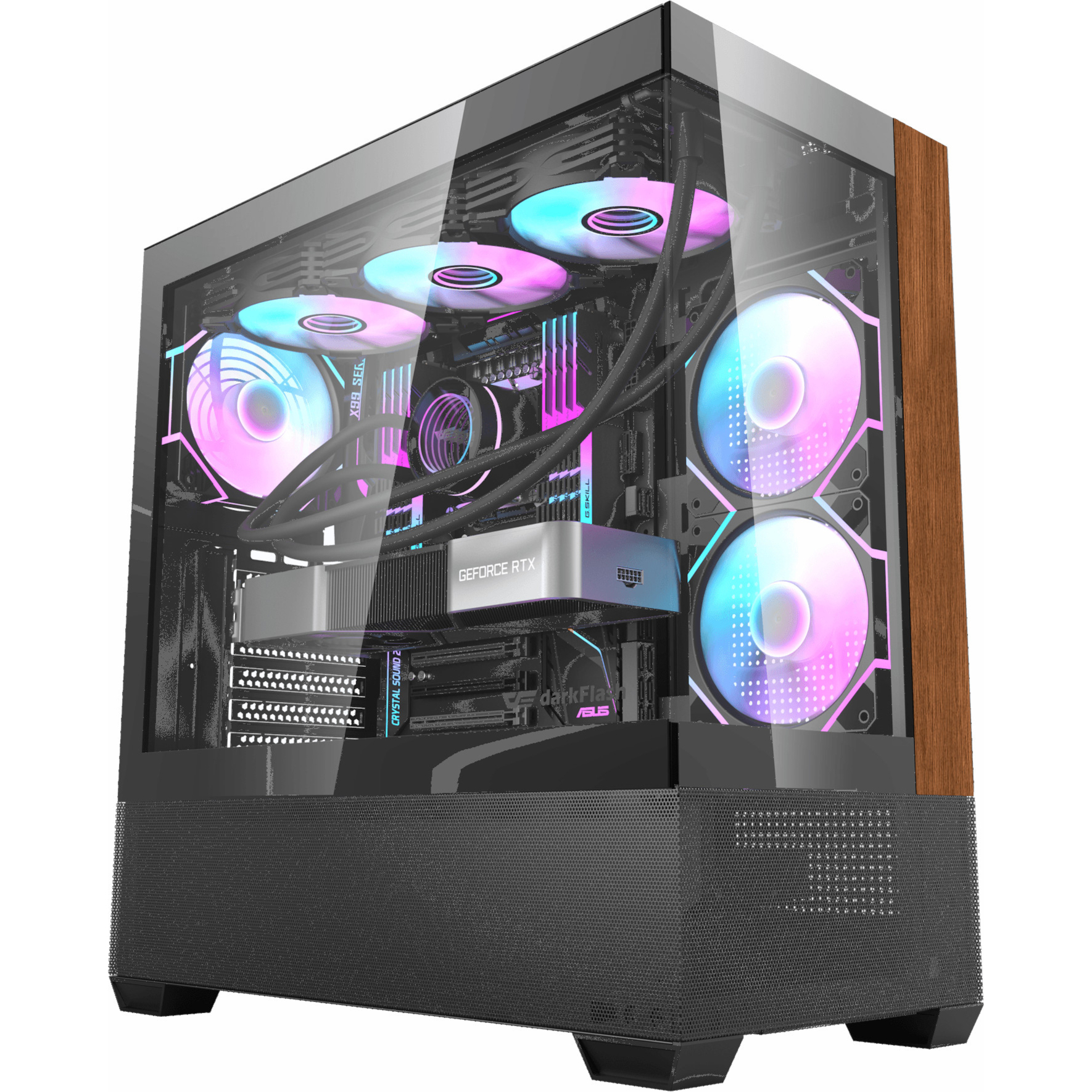 Корпус DARKFLASH DS900W Air Black