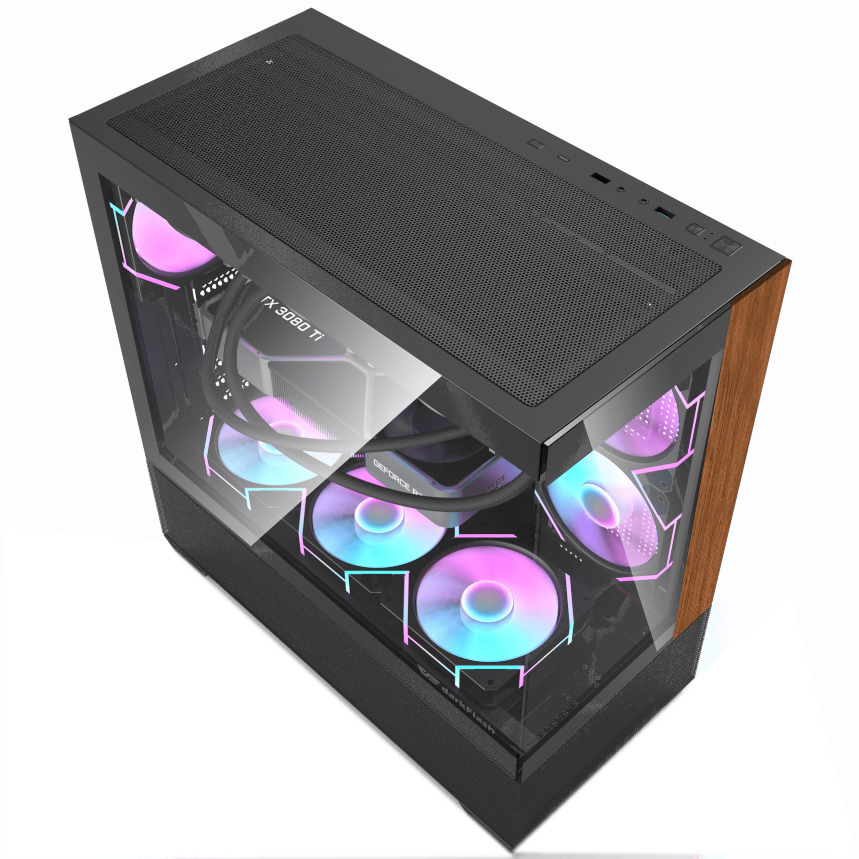 Корпус DARKFLASH DS900W Air Black