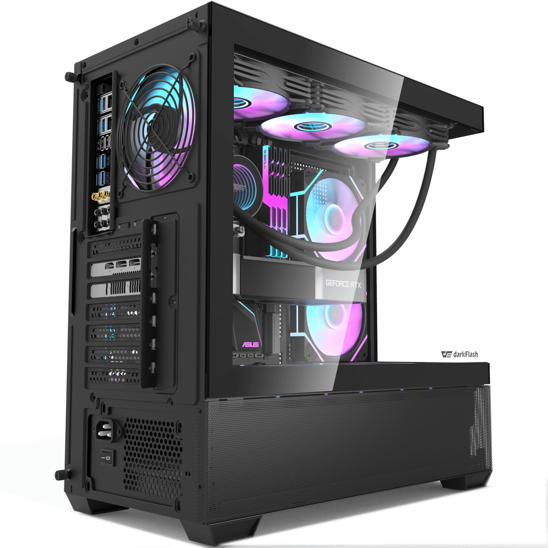 Корпус DARKFLASH DS900W Air Black