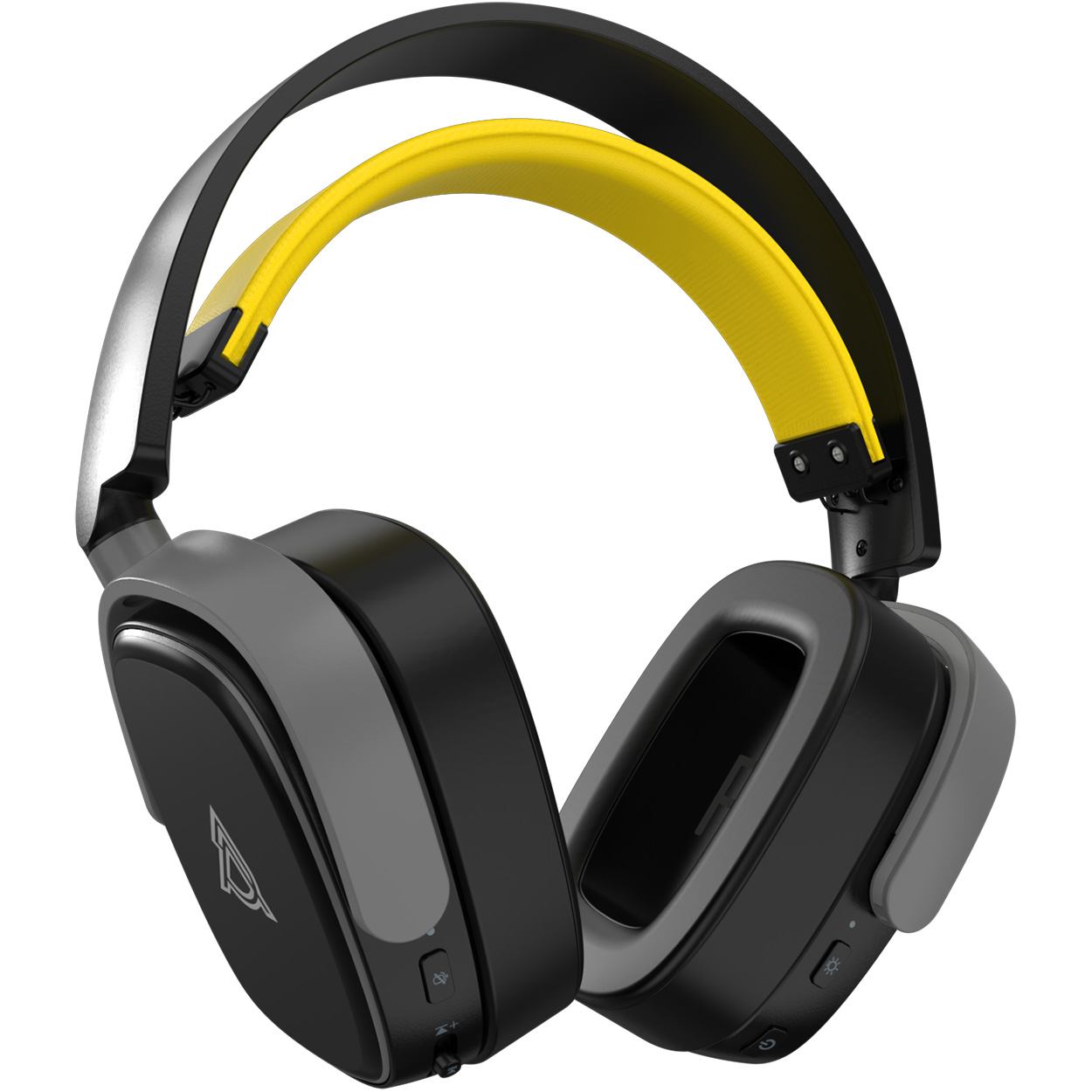 Навушники геймерскі AJAZZ AHM09 Max Black/Gray/Yellow