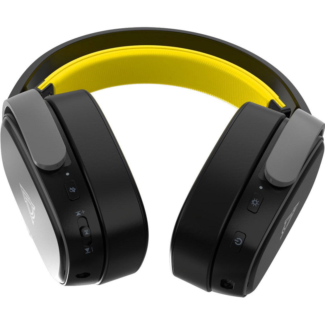Навушники геймерскі AJAZZ AHM09 Max Black/Gray/Yellow