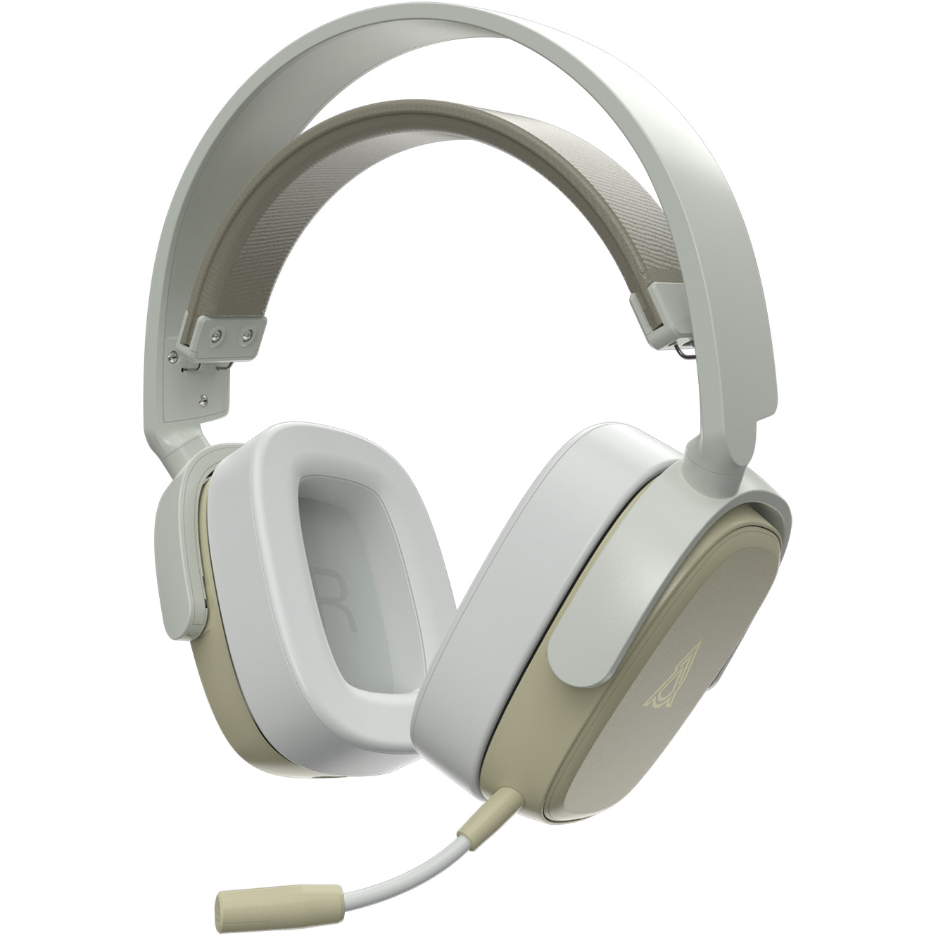 Навушники геймерскі AJAZZ AHM09 Max Gray/White