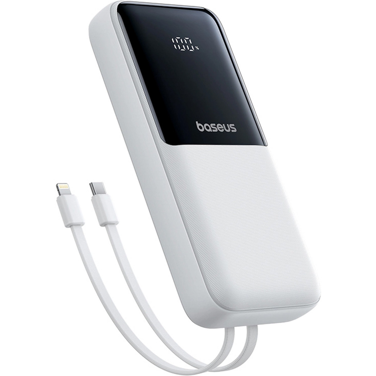 Повербанк BASEUS Lipow 20000mAh 22.5W with Built-In Lightning/USB-C cable 20000mAh White (P10079102213-00)