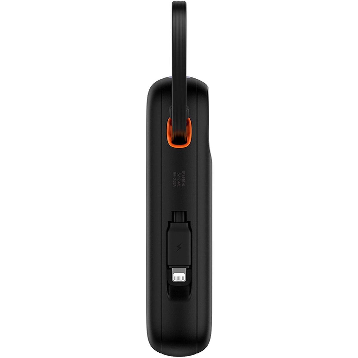 Повербанк BASEUS QPow 2 Dual-Cable Digital Display Fast Charge Power Bank 22.5W 20000mAh Black (P10055002113-00)