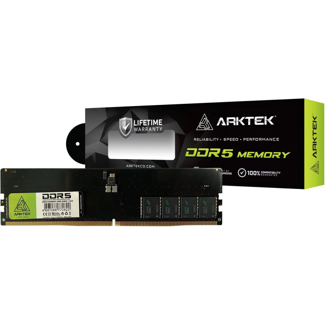 Модуль памяти ARKTEK DDR5 5200MHz 32GB (AKD5S32P5200)