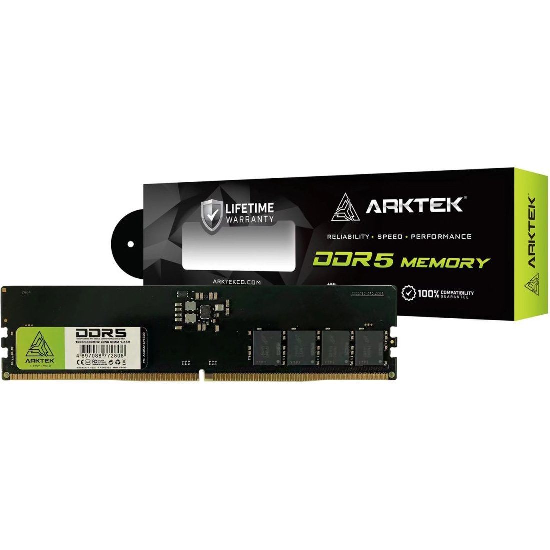 Модуль памяти ARKTEK DDR5 5600MHz 16GB (AKD5S16P5600)