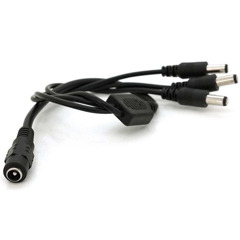Розгалужувач живлення VOLTRONIC DC-F to 3xDC-M (5.5x2.5мм) 40см (YT-DC-F=>3XDC-M-40/32075)