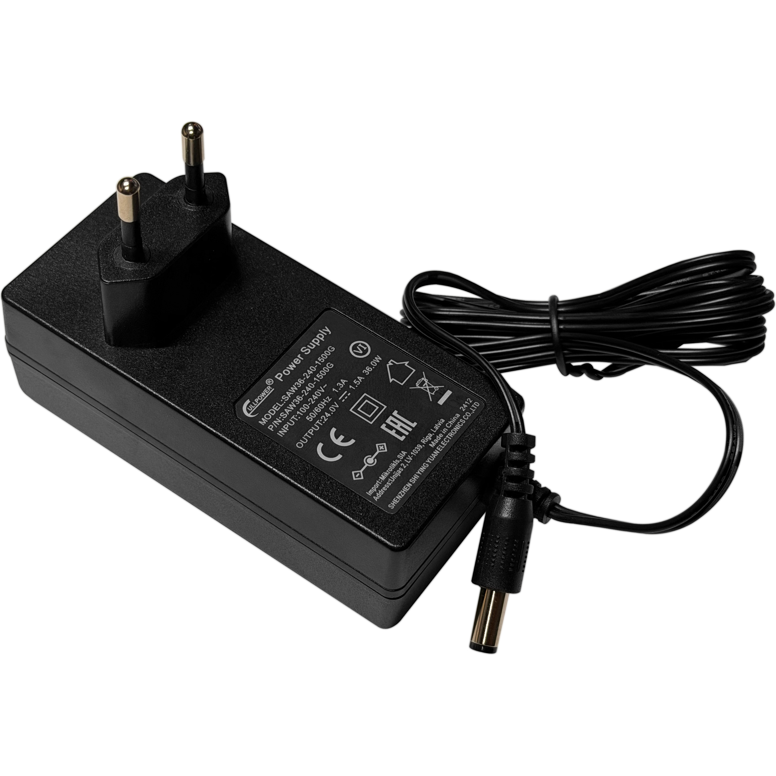 Блок живлення MIKROTIK 24V 1.5A 36W (SAW36-240-1500)