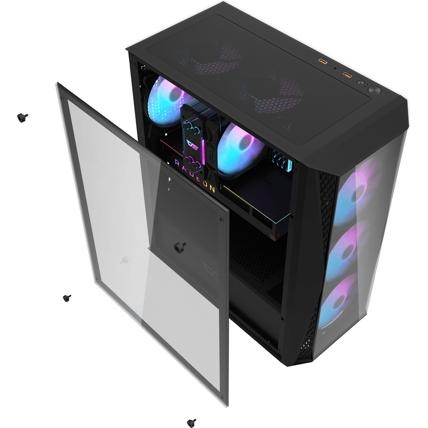 Корпус DARKFLASH DK352 PLUS Black