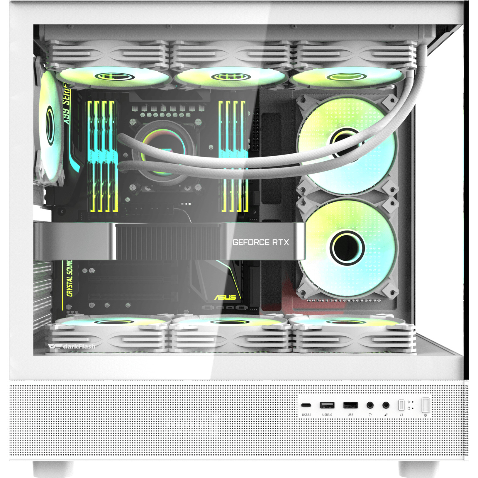 Корпус DARKFLASH DPX90 White