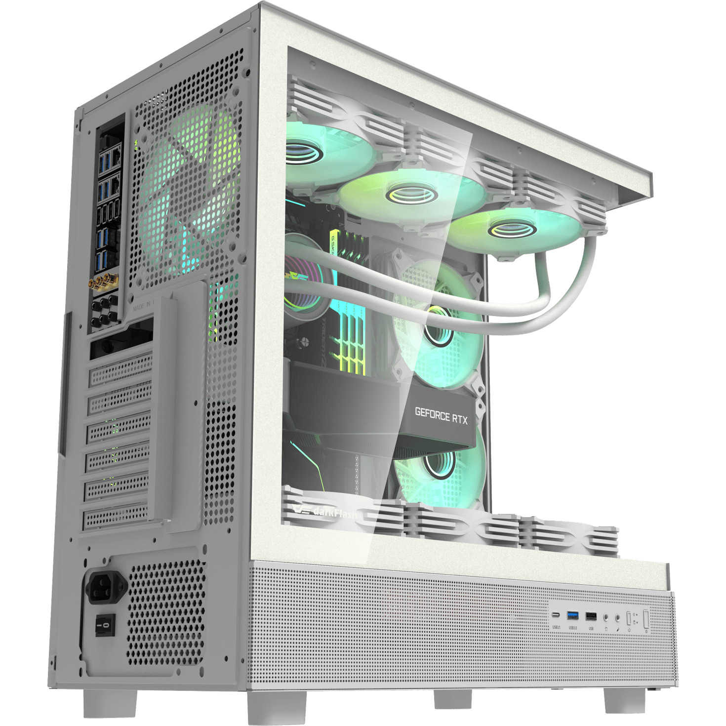 Корпус DARKFLASH DPX90 White