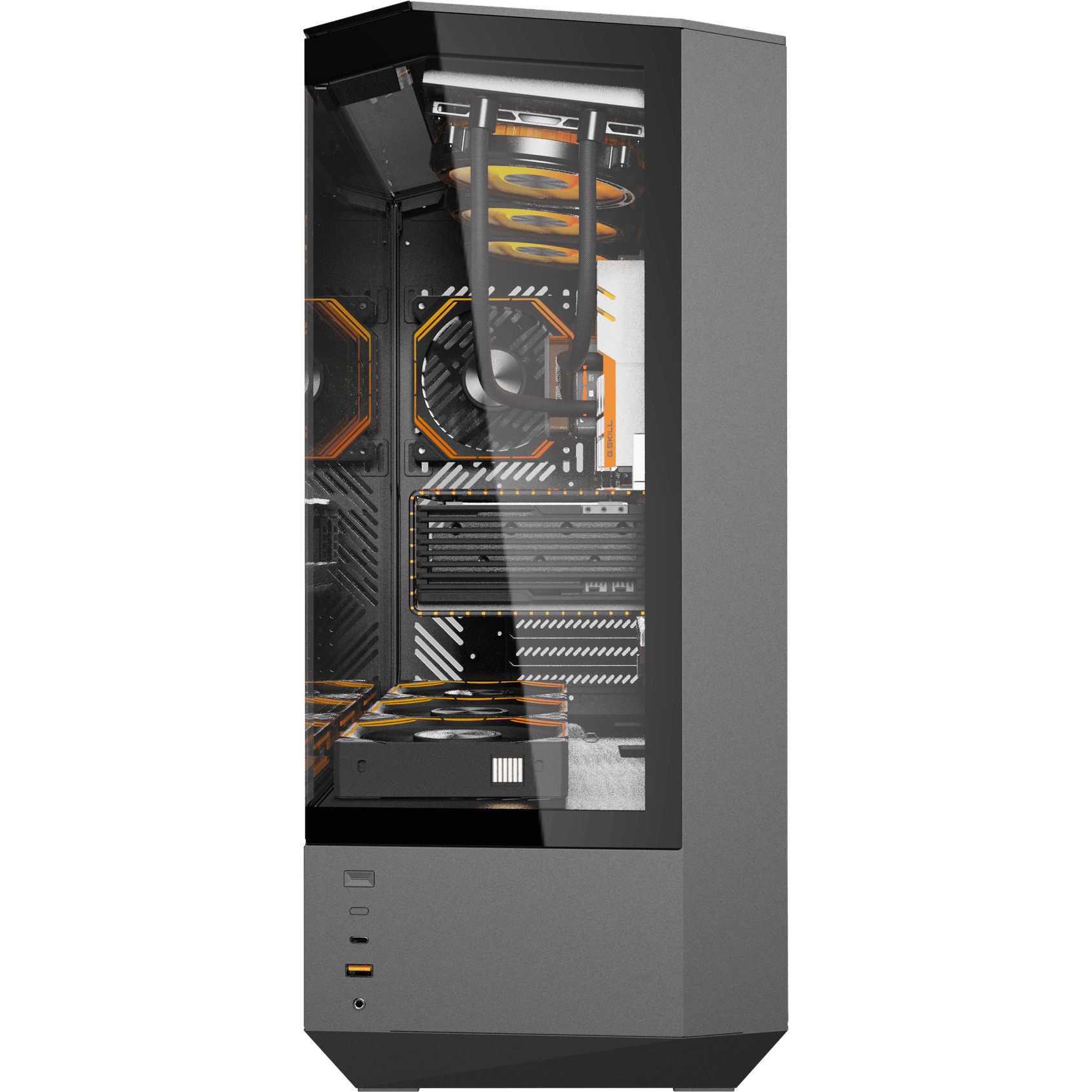 Корпус DARKFLASH DY460 Black